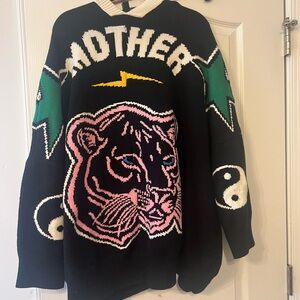 Dressed in Lala Mother is Mothering cardigan